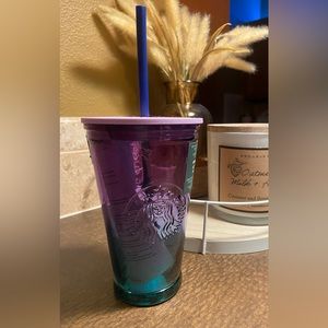 Starbucks Mermaid Glass Tumbler
